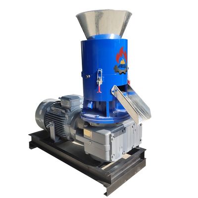 quality  Biomass Pellet Making 30KW SKJ2-350 300-500KG/h Sawmill Using Flat Die Sawdust Pellet Maker With CE factory