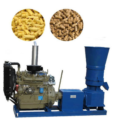 quality  Machinery Repairs High Productivity Workshop Portable Pellet Machine R-Type Flat Die Agriculture Small Biomass Feed Pellet Making Machine For All Animals factory