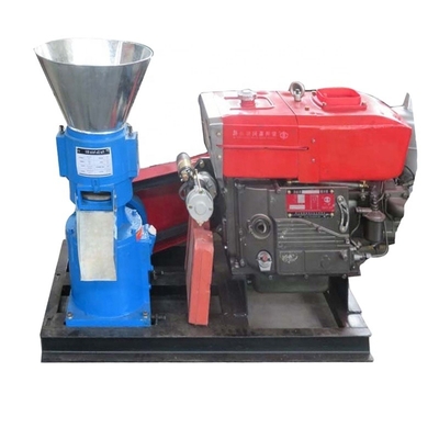 Feed Pellet Making Diesel Engine Flat Die Animal Feed Pellet Poultry Feed Pellet Livestock Pellet Maker Machine