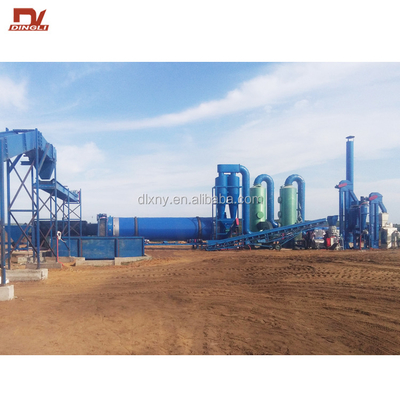 Animal Manure Organic Fertilizer Processing Machinery Cow Dung Rotary Drum Dryer For Fertilizers